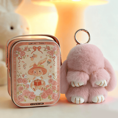 ⏳LAST WEEK SALE: ￡6.99!!🐰Handmade Soft Bunny PomPom Charms