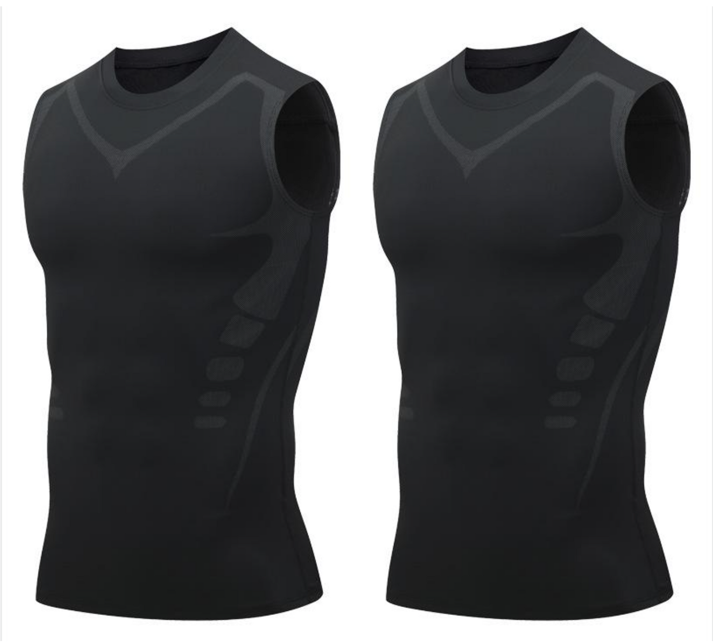 🏆 Last Day Special Price £9.77 ! 🔥Ionic Shaping Vest – Compression & Cooling – Body Contouring & Sleeveless – Invisible Under Clothes 🕶️