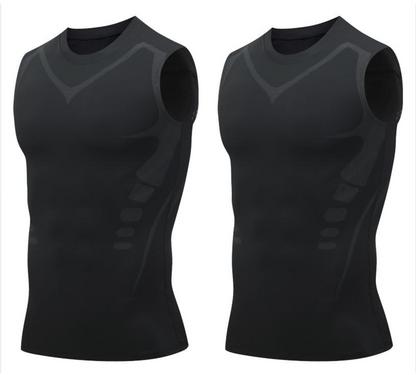 🏆 Last Day Special Price £9.77 ! 🔥Ionic Shaping Vest – Compression & Cooling – Body Contouring & Sleeveless – Invisible Under Clothes 🕶️
