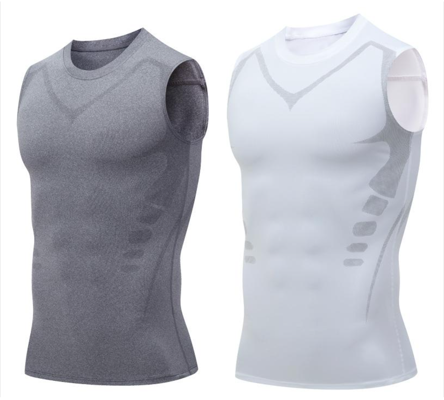 🏆 Last Day Special Price £9.77 ! 🔥Ionic Shaping Vest – Compression & Cooling – Body Contouring & Sleeveless – Invisible Under Clothes 🕶️