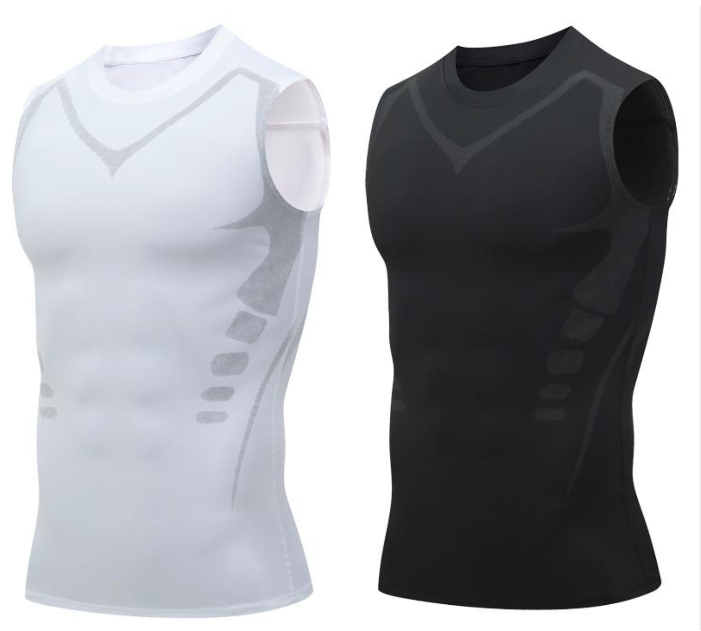 🏆 Last Day Special Price £9.77 ! 🔥Ionic Shaping Vest – Compression & Cooling – Body Contouring & Sleeveless – Invisible Under Clothes 🕶️
