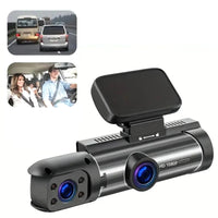 Triple WiFi Recording - Front + Rear + Interior (with 16 GB memory card)