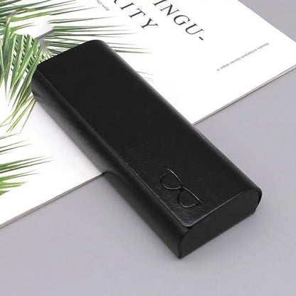 Minimalist Hard Shell Glasses Case with Cleaning Cloth