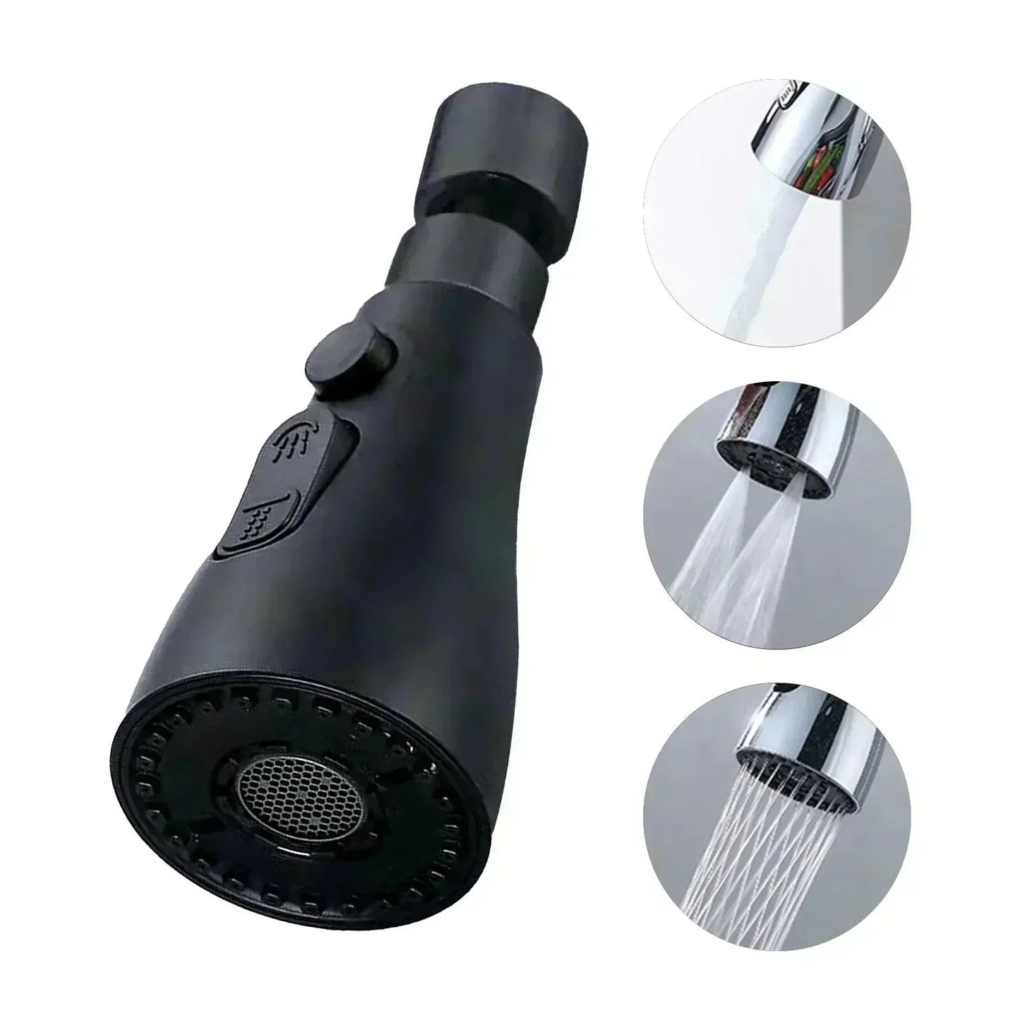 🔥Last Day £10.99!!⚡50K+ SOLD!🏠720° Rotatable 3 Function Kitchen Faucet Spray Head