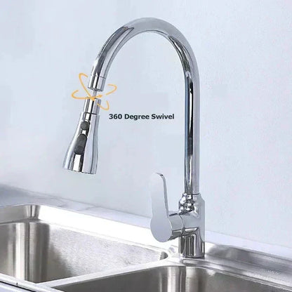 🔥Last Day £10.99!!⚡50K+ SOLD!🏠720° Rotatable 3 Function Kitchen Faucet Spray Head