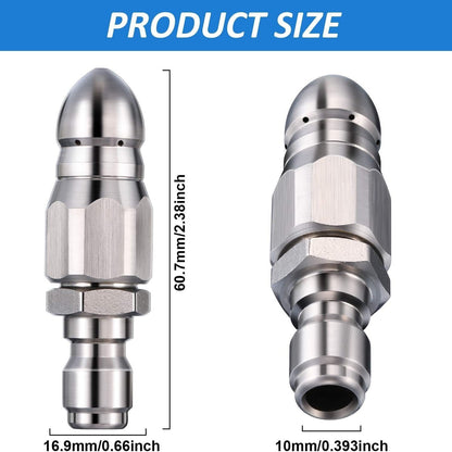 💝50% OFF💝Powerful Pipe Cleaning and Unclogging Nozzle💥