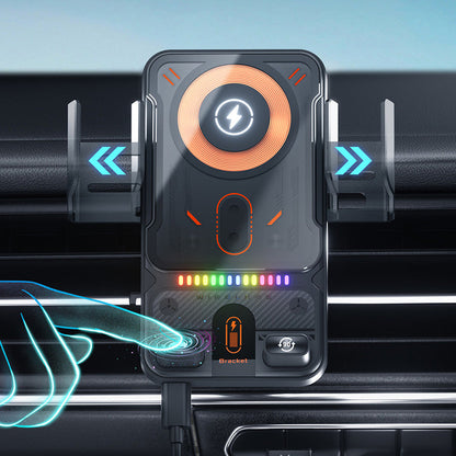 🔥HOT SALE 50% OFF🎁⚡Over 50,000 sold! 📱Smart 2-in-1 Car Rotating Mobile Phone Holder & Wireless Charger⚡