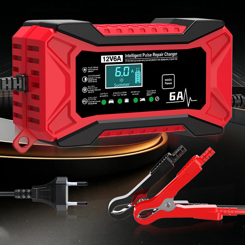 🔥HOT SALE 50% OFF🔥🛵🔋Smart Battery Charger for Car & Motorcycle