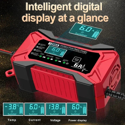 🔥HOT SALE 50% OFF🔥🛵🔋Smart Battery Charger for Car & Motorcycle
