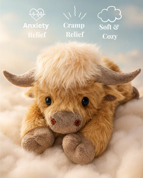 ✨Hot Sale- 50%OFF ✨ Cute Cartoon Highland Cow Cuddly Toy