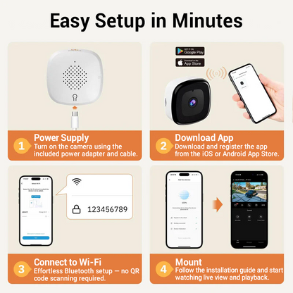 🏆Smart Wireless HD Security Camera