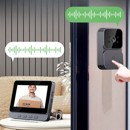 ⏳Limited-time 70% off⏰Wireless Video doorbell with Monitor & Camera📹