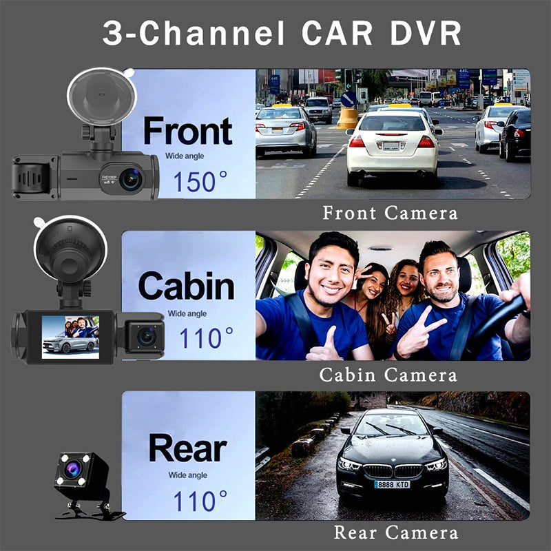 📢📢60 %  OFF !! ⏰HD 1080p Car Recorder with Reverse Camera