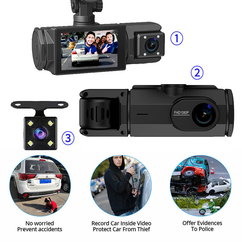 📢📢60 %  OFF !! ⏰HD 1080p Car Recorder with Reverse Camera
