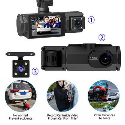📢📢60 %  OFF !! ⏰HD 1080p Car Recorder with Reverse Camera