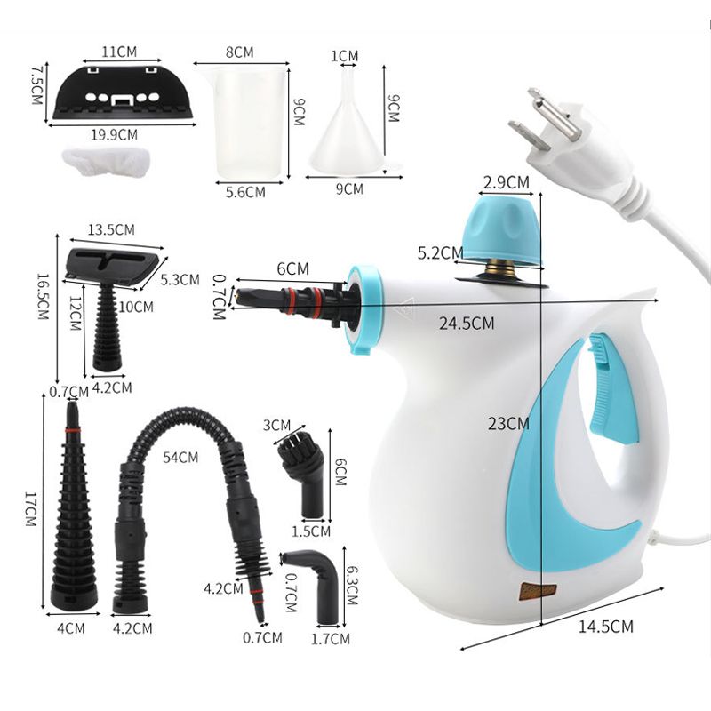 ⏳LAST DAY SALE 59% OFF!!🔥Pressurized Handheld Multi-Surface Natural Steam Cleaner with 12 pcs Accessories