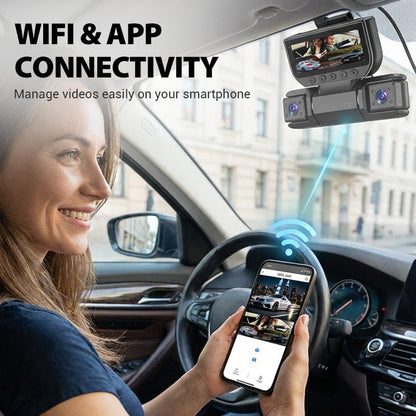 🔥HOT SALE NOW🚗 360° all-around protection—drive with confidence, worry-free recording! ✨4-Channel 360° Dash Cam