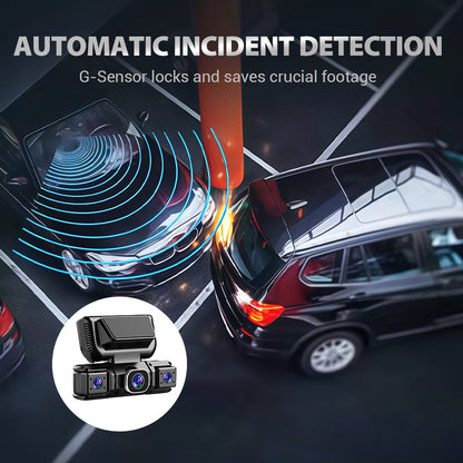 🔥HOT SALE NOW🚗 360° all-around protection—drive with confidence, worry-free recording! ✨4-Channel 360° Dash Cam