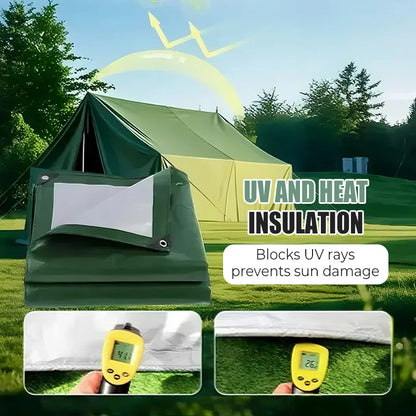 ⛱️ 50% OFF NOW ! ⚡ UV Waterproof Tarp – Sun Protection Coating, Tear-Resistant Material, All-Weather Use 🌧️