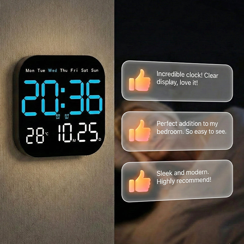 📢📢50% OFF !!!⏰Multifunctional Digital Alarm Clock for Home & Office