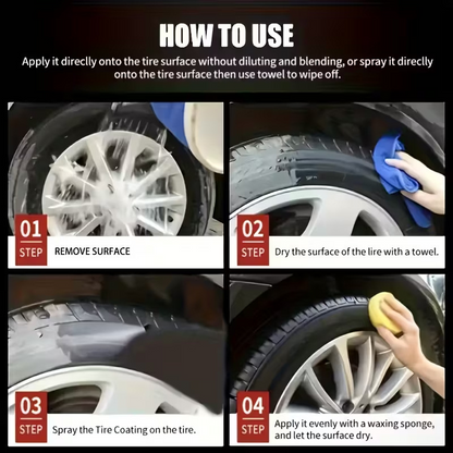 🚗BUY 1 GET 1 FREE! ✨ Car Tire & Plastic Trim Renewal Paste – Restores Shine, Prevents Cracking & Easy Application 🛞