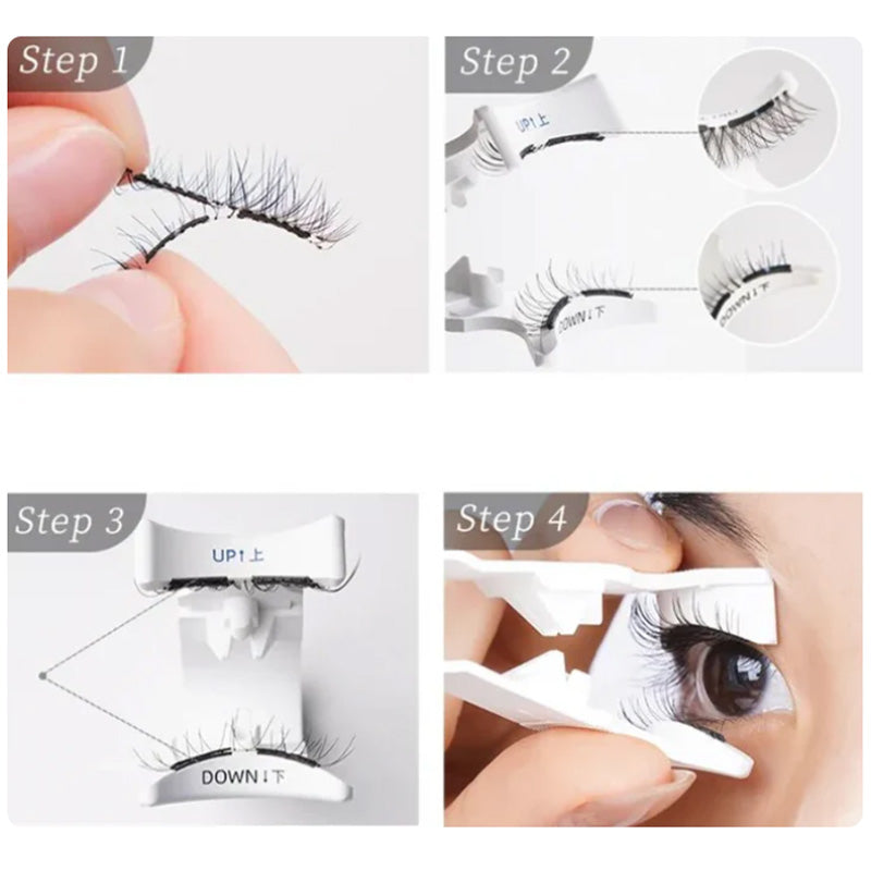 🔥Hot Sale💥Reusable Magnetic Eyelashes with Applicator