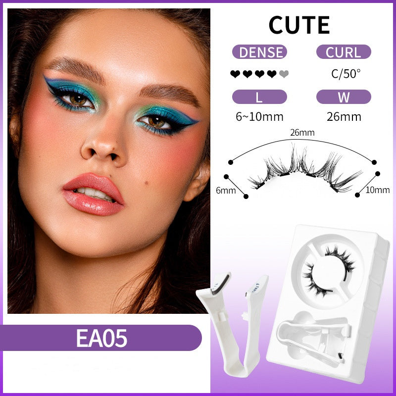 🔥Hot Sale💥Reusable Magnetic Eyelashes with Applicator