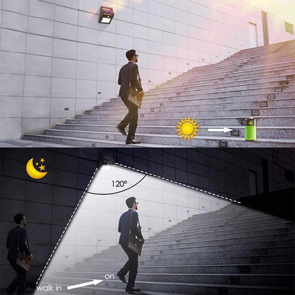 Solar Powered Motion Sensor Wall Light