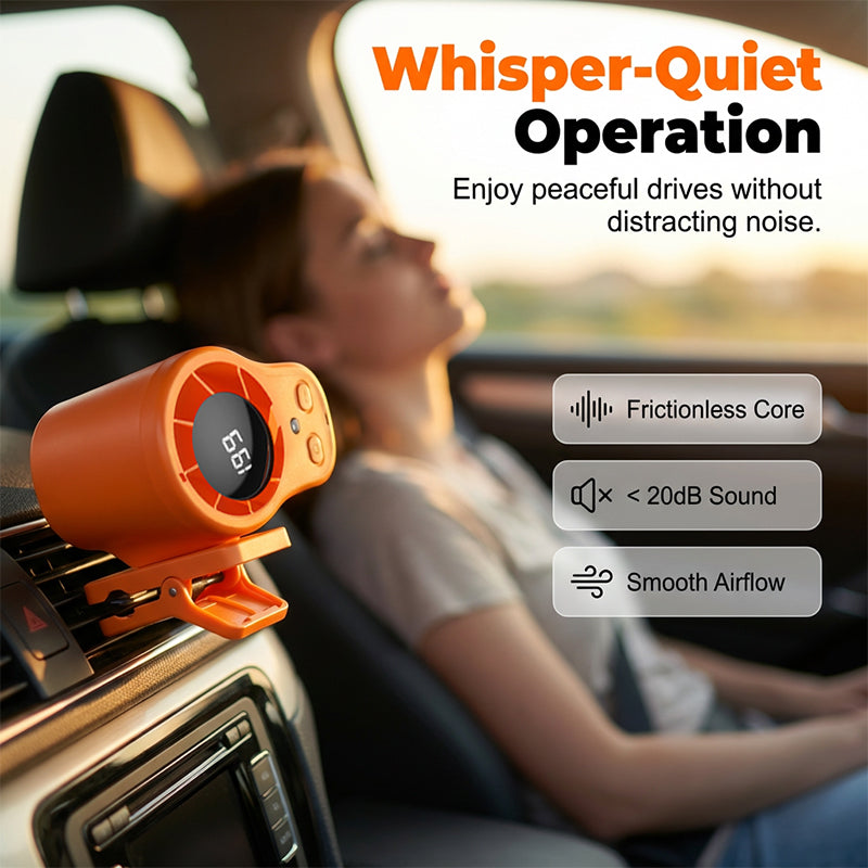 🏆Special Price £10.99 ! 🔥Buy more save more⏰Hands-Free Personal Cooling Fan with LED Display