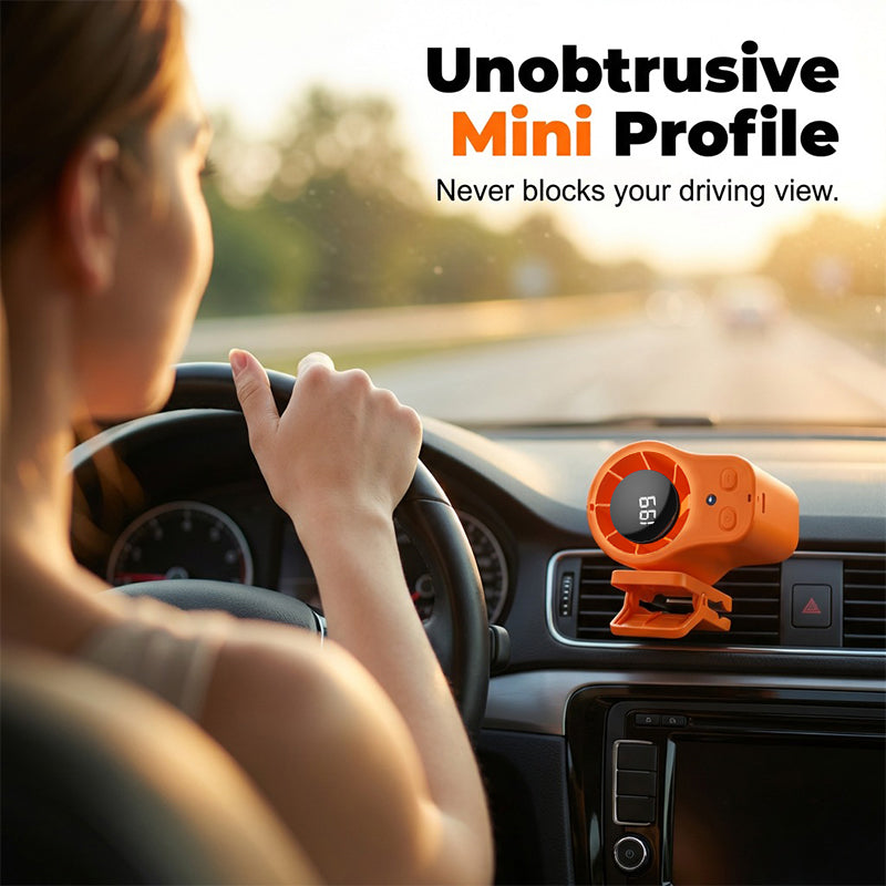 🏆Special Price £10.99 ! 🔥Buy more save more⏰Hands-Free Personal Cooling Fan with LED Display