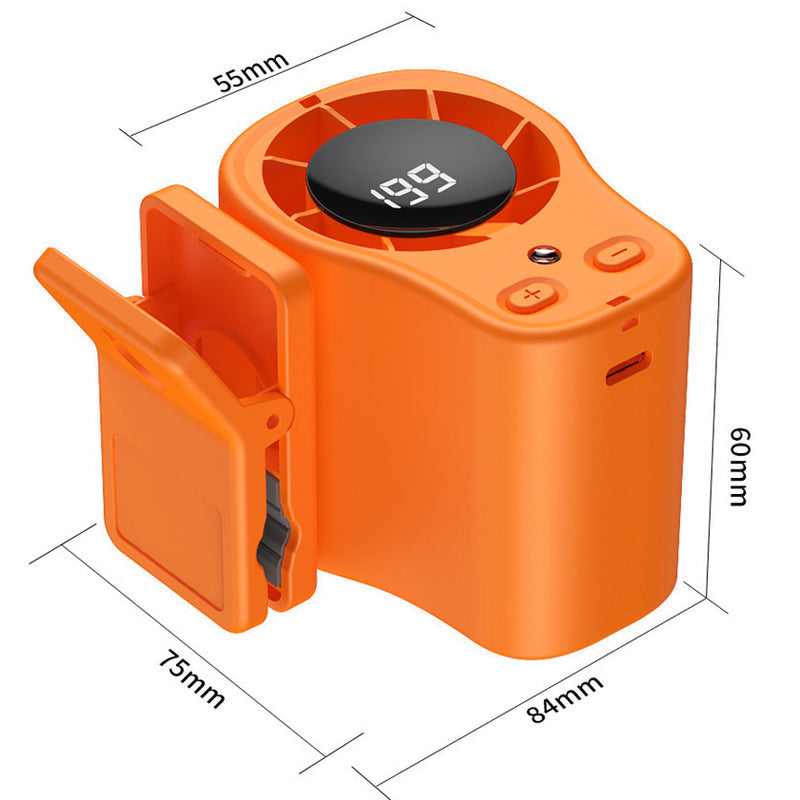 🏆Special Price £10.99 ! 🔥Buy more save more⏰Hands-Free Personal Cooling Fan with LED Display