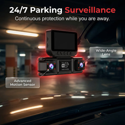 🔥HOT SALE NOW🚗Multi-Lens HD Dash Camera with Wi-Fi